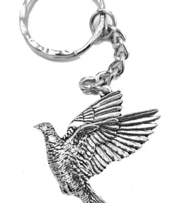 Bisley Pewter Keyring Chain No.2 Grouse