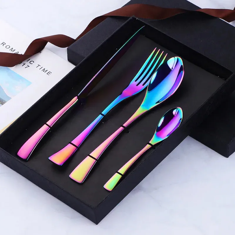 Fire Rainbow Stainless Steel Serving Utensils - Image 2