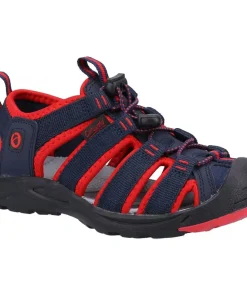 Cotswold Marshfield Recycled Sandal Navy/Red