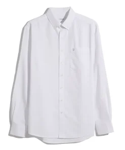 Farah Mens Shirt Wilkins LS White