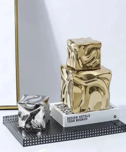 Draped Cube Ornament