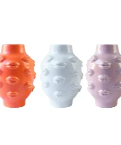 Lush Lips Ceramic Vase
