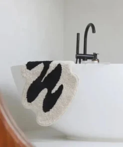 Scribble Irregular Bathmat