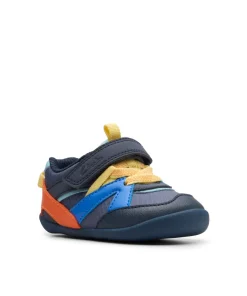 Clarks Boys Pre Walker Roamer Sport T Grey Combi