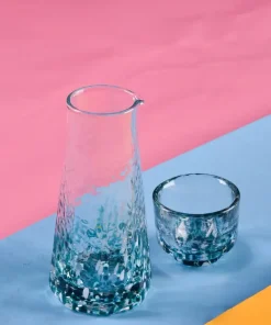 Crystal Sake 5-Pc Glass and Decanter Set