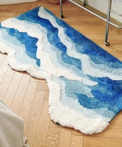 Ocean Tide Tufted Rug & Bath Mat