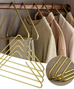 Sleek Angle 5-Pc. Wardrobe Hangers