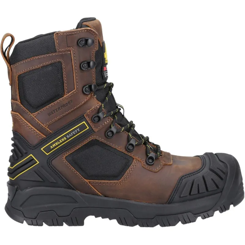 Amblers Safety Detonate Safety Boot Brown - Image 3