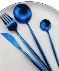 Color Metallics 24 Piece Flatware Set