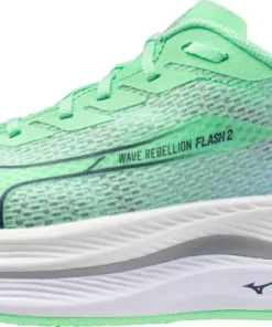 Mizuno Wave Rebellion Flash 2 Mens Running Shoes - Green