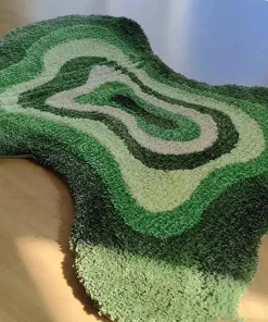 Warped Tufted Bath Mat