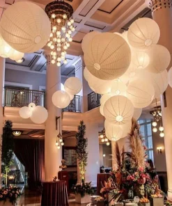 Paper Moon Hanging Lanterns