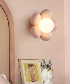 Flower Globe LED Wall Light
