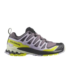 Salomon Womens Trainer XA Pro 3D V9 GTX Moonscape/Orchid Petal/Sulphur Spring