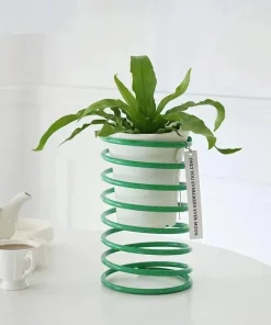 Spring Wire Planter Stand