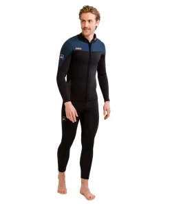 JOBE MENS TORONTO WETSUIT JACKET 2MM - NAVY/ORANGE