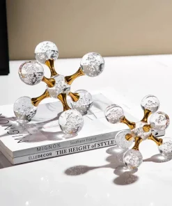 Bubble Glass Star Paperweight & Ornament