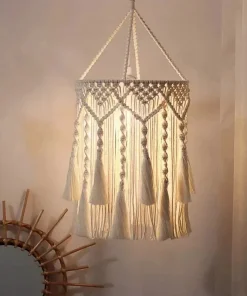 Wall Hanging Tapestry Lamp