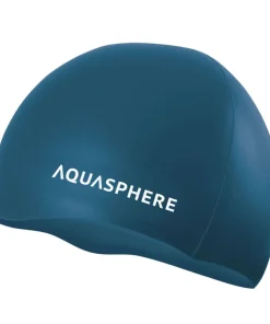 AQUASPHERE PLAIN SILICONE CAP BLUE