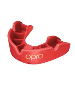 OPRO JUNIOR G5 BRONZE MOUTH GUARD - RED