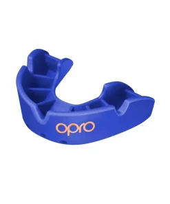 OPRO JUNIOR G5 BRONZE MOUTH GUARD - BLUE