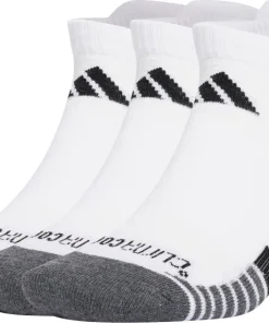 adidas Performance ClimaCool (3 Pack) Cushioned Low Socks - White
