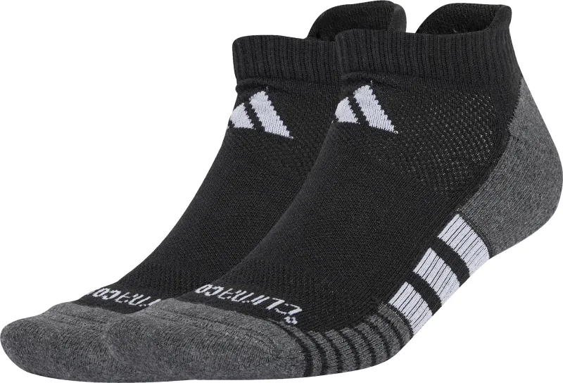 adidas Performance ClimaCool (3 Pack) Cushioned Low Socks - Black