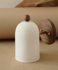 Plume Walnut Wall Light