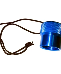 BEAVER DIVING MALE ALUMINIUM DIN DUST CAP - BLUE