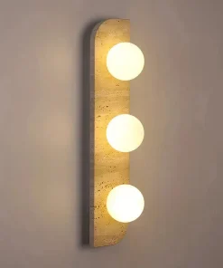 Arco Travertine Wall Sconce