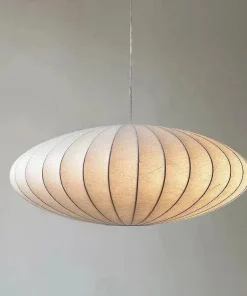 Japanese Silk Pendant Light