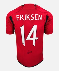 Christian Eriksen Signed Manchester United Shirt 2023-24 Home [14]