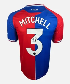 Tyrick Mitchell Signed Crystal Palace Shirt 2023-24 Home [3]
