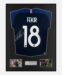 Framed Nabil Fekir Signed France Shirt 2018 World Cup [Classic]