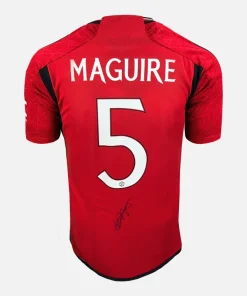 Harry Maguire Signed Manchester United Shirt 2023-24 Home [5]