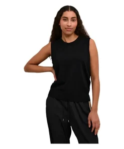 Kaffe Womens Lizza Knit Slipover Black Deep