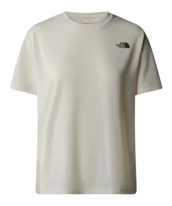 The North Face Womens Linear Side Foundation T-Shirt White Dune
