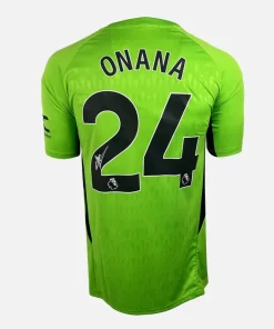 Andre Onana Signed Manchester United Shirt 2023-24 Goalkeeper [24]