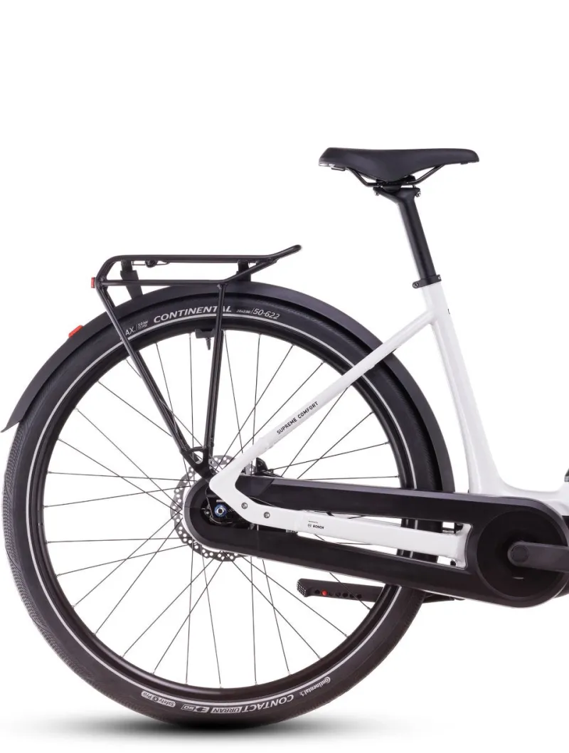 Cube Supreme Hybrid Comfort One 500 Electric Hybrid Bike 2025 - Metallic White - Image 2