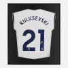 Framed Kulusevski Signed Shirt, Tottenham Hotspur Home [Lite]