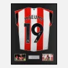 Framed Bryan Mbeumo Signed Brentford Shirt 2023-25 Home [Classic]