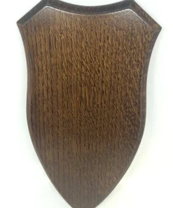BushWear Solid Oak Roe Skull Shield - Large