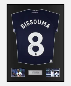 Framed Yves Bissouma Signed Tottenham Hotspur Shirt 2023-24 Away [Classic]