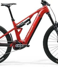 Merida eOne-Eighty 700 Electric Full Suspension Mountain Bike 2025 - Glossy Heritage Red