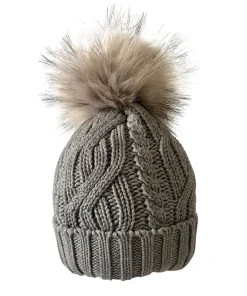 G2G WATERPROOF GOLF BOBBLE HAT GREY