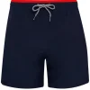 ASQUITH + FOX MENS SWIM SHORTS - NAVY/RED
