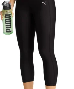 Puma Velocity Womens 3/4 Capri Running Tights - Black