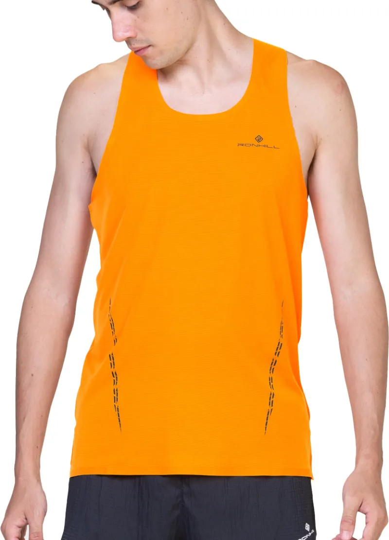 Ronhill Tech Race Mens Running Vest - Orange