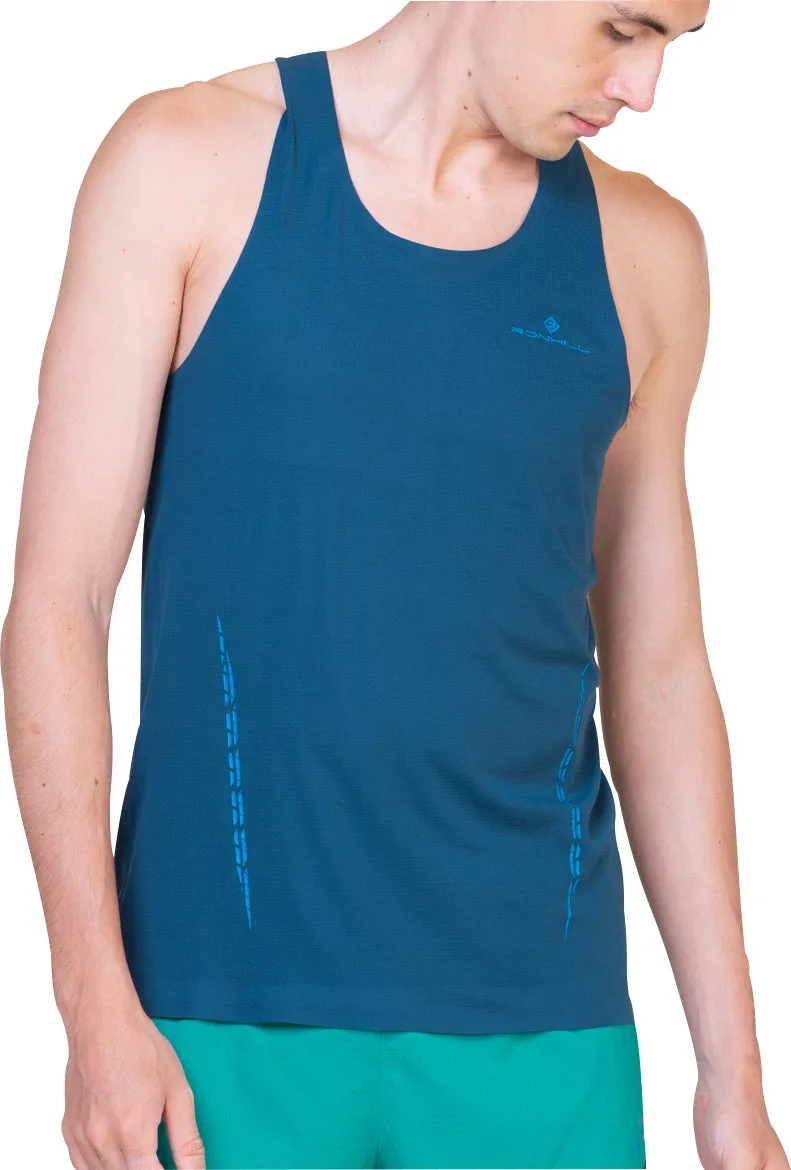 Ronhill Tech Race Mens Running Vest - Blue