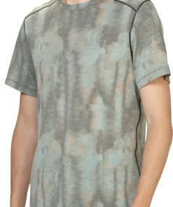 Ronhill Tech Golden Hour Short Sleeve Mens Running Top - Green